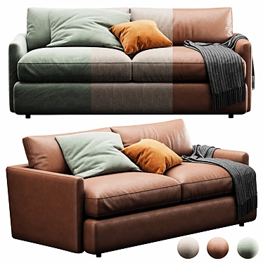 Customizable Lounge Sofa with VIP Quality 3D model image 1 