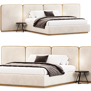 Gem Upholstered King Queen Bed