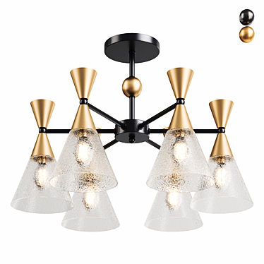 Traditional Pendant Light Fixture 3D model image 1 