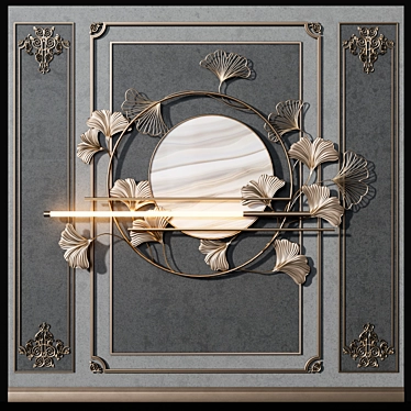  Classic Style Wall Panel Art 3D model image 1 