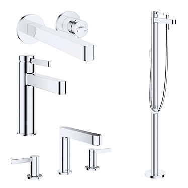 Hansgrohe Finoris Mixer Set 3D model image 1 