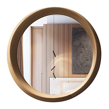 Wooden Frame Mirror