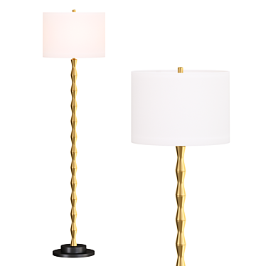 SAFAVIEH Lighting 61-inch Kolten Brass Floor Lamp - 15" x 15" x 60.5"