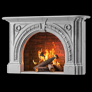 Victorian Westland London Fireplace 14777 3D model image 1 