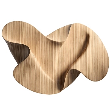 Luxury Cashmere Sculpture Art Piece 3D model image 1 