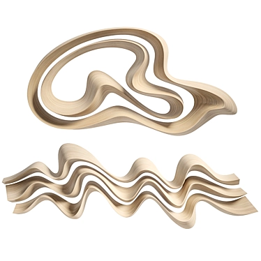 Abstract Art Hyper Zoom Sculpture 3D model image 1 