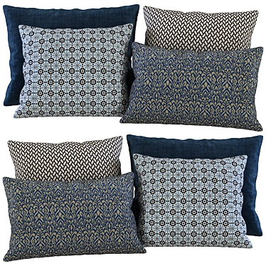 Luxury Pillow Decor Set 3D model image 1 