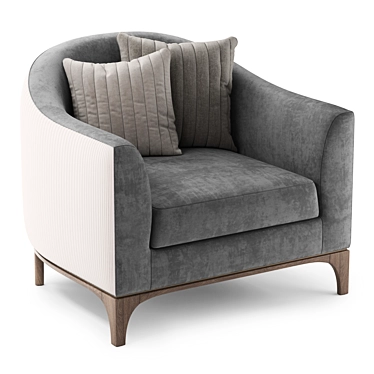 Luxury Modern Armchair PR.742 3D model image 1 