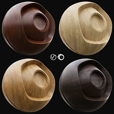 Premium Wood 4K Material Bundle 3D model image 1 