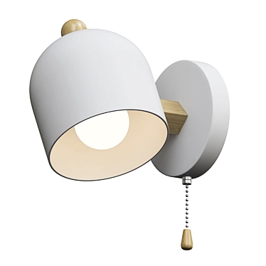ImperiumLoft HAB01 White Sconce 3D model image 1 
