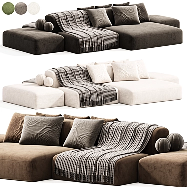 Cozy Island Sofa 2015	Model 3D model image 1 