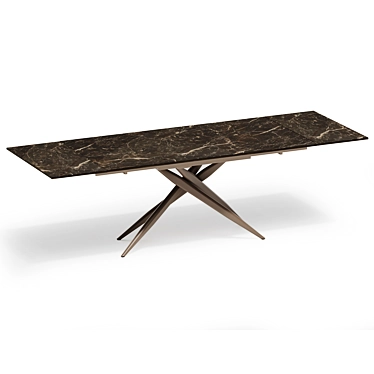 Festa Ceramic Folding Table 3D model image 1 