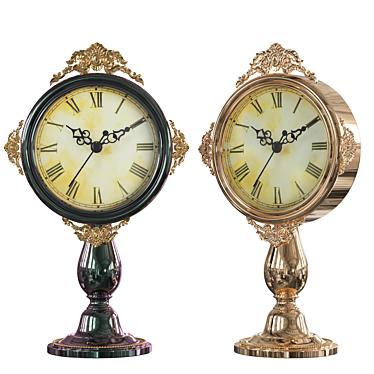 Elegant Model Table Clock 41 3D model image 1 