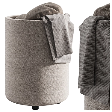 132 Laundry basket with towels