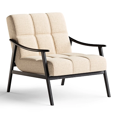 Elegant Mortensen Chair: 3Ds Max Design 3D model image 1 