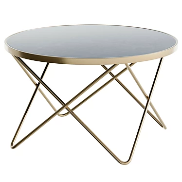 Modern Center Table with UV Texture 3D model image 1 