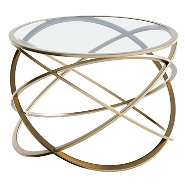 Modern Minimalist Center Table CT009 3D model image 1 