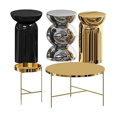 coffee table gold collection