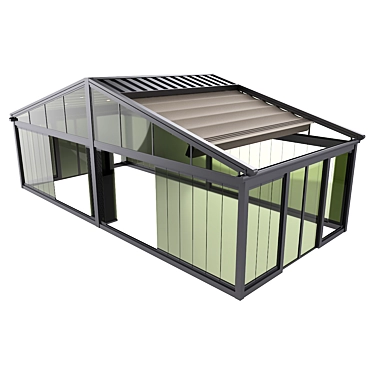 Motorized Pergola 5a folding glass