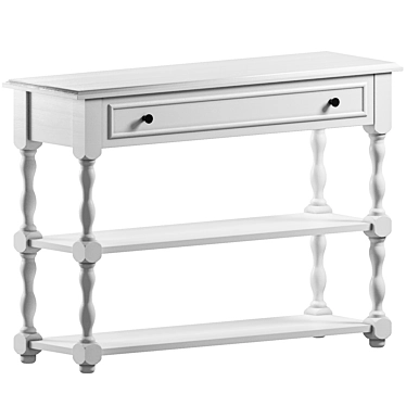 Elegant Nottingham Console Table 3D model image 1 