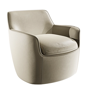 Contemporary Bonaldo KITAI Chair 3D model image 1 