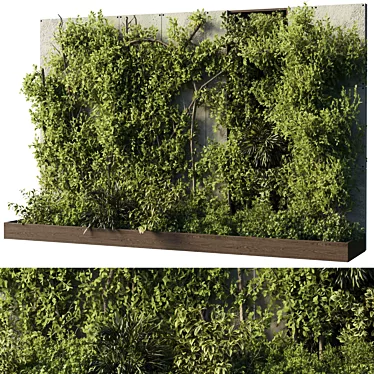 Outdoor Plant 195 Wall Garden 3D model image 1 