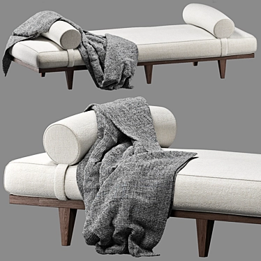 EDEYL Upholstered Bench Cazarina 3D model image 1 