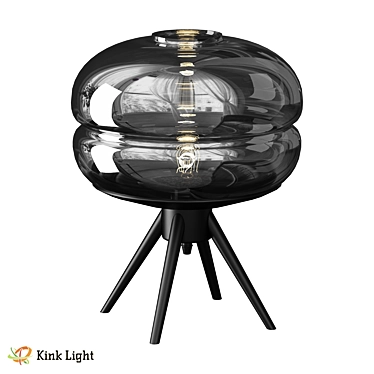Modern Black Table Lamp 07706-T 3D model image 1 