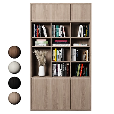 Modular Shelf Storage System 3D model image 1 