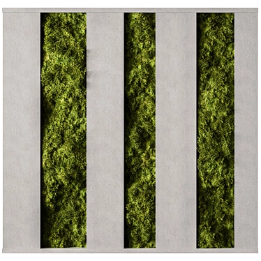 Moss Wall Vertical Garden Rack 3D model image 1 