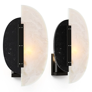 Eclipse Sconce by Black Rooster Decor 3D model image 1 