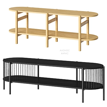 Alonos & Haris TV Stand 3D model image 1 