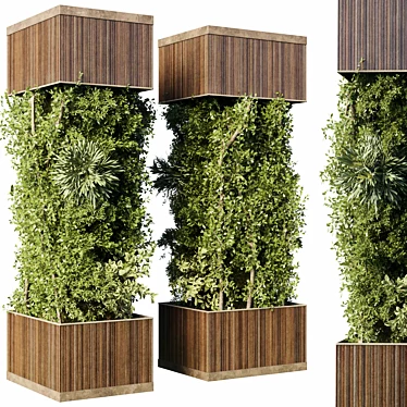 Column Garden Ivy - 10 3D model image 1 