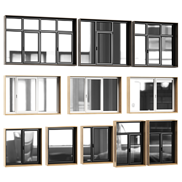 Advanced Window Slope Frame Kit 3D model image 1 