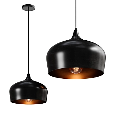 Margo Metal Pendant Light 3D model image 1 