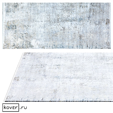 Elegant Abstract Olimpos Rug 3D model image 1 