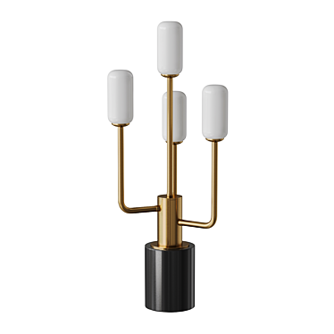 Modern Corner Lupin Table Lamp 3D model image 1 