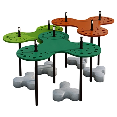 Children's Playground Canopy 3D model image 1 