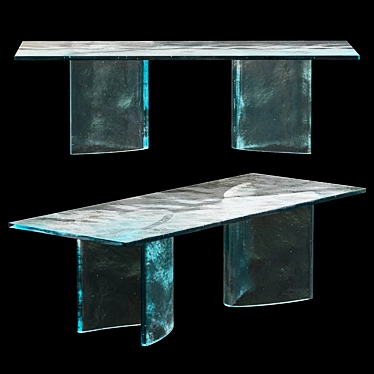 glass table - 3D models category