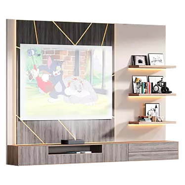 Xiaomi 4K Laser Projector Wall 3D model image 1 