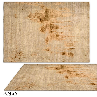 Handmade Fiber Modern Rug (No.3810) 3D model image 1 