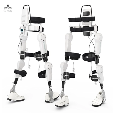 Advanced Robot Prosthetic Exoskeleton 3D model image 1 