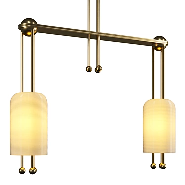 Modern Industrial Pendant Light 3D model image 1 