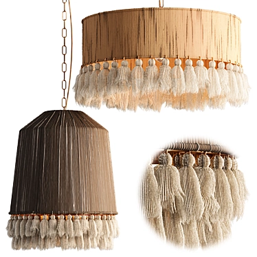 Boho Rara Pendant Lamp, 3D Model 3D model image 1 