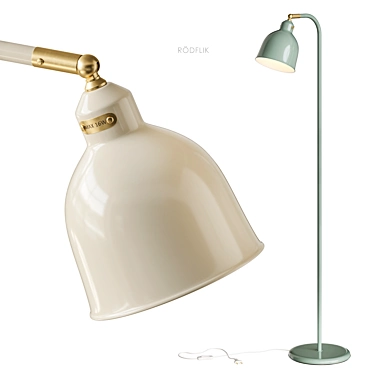  IKEA RODFLIK Floor Lamp 3D model image 1 