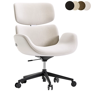 Sleek Cento Office Armchair - Modern Elegance 3D model image 1 