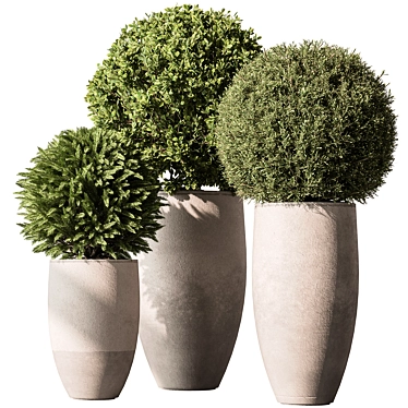 Garden Topiary Ball Decoration 3D model image 1 
