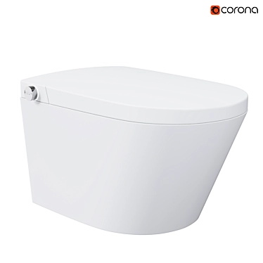 White Elongated Smart One-Piece Wall Mounted Automatic Toilet