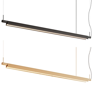Luceplan Metal Compendium Lighting Fixture 3D model image 1 