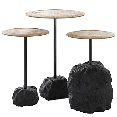 Nardo Occasional Side Tables Set 3D model image 1 